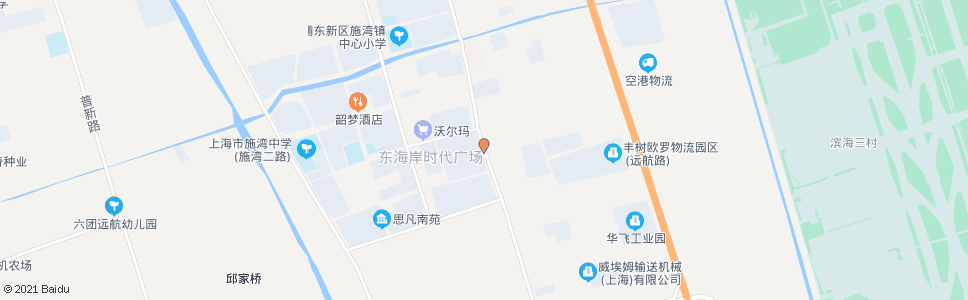 上海川南奉公路航城七路_公交站地图_上海公交_妙搜公交查询2024