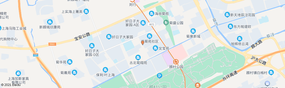 上海宝菊路菊联路_公交站地图_上海公交_妙搜公交查询2024