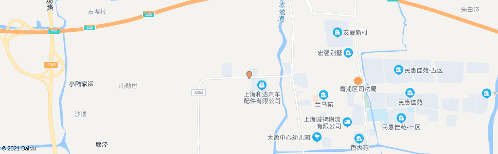 上海青赵公路北南厍村_公交站地图_上海公交_妙搜公交查询2024