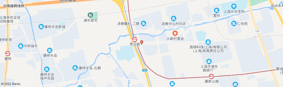 上海秀沿路地铁站(汤巷馨村)_公交站地图_上海公交_妙搜公交查询2024