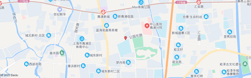 上海公园东路华青路(招呼站)_公交站地图_上海公交_妙搜公交查询2024