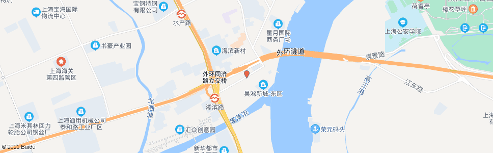 上海淞滨路同泰路(招呼站)_公交站地图_上海公交_妙搜公交查询2024