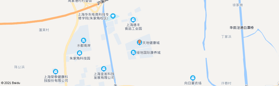 上海康业路康欧路(天地健康城)_公交站地图_上海公交_妙搜公交查询2024