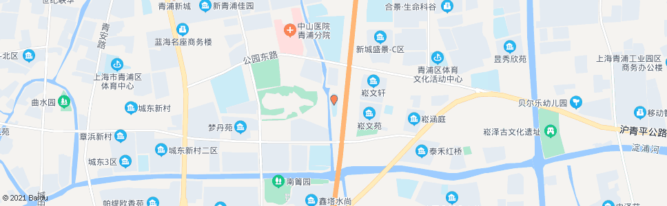 上海华乐路青湖路(夏雨幼儿园)_公交站地图_上海公交_妙搜公交查询2024