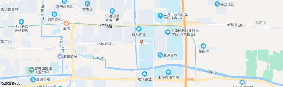 上海人民东路丰海路_公交站地图_上海公交_妙搜公交查询2024