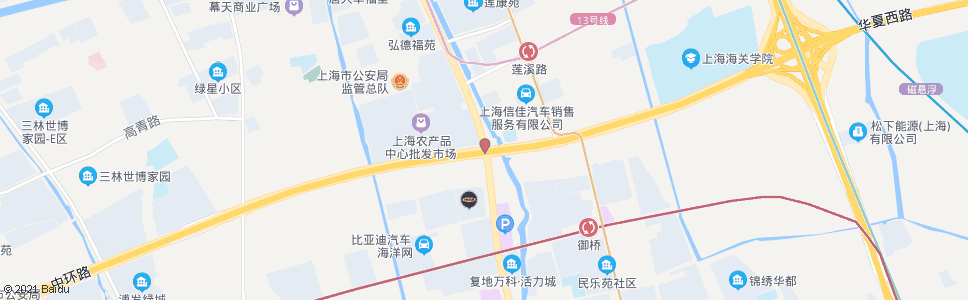 上海华夏西路沪南路_公交站地图_上海公交_妙搜公交查询2024