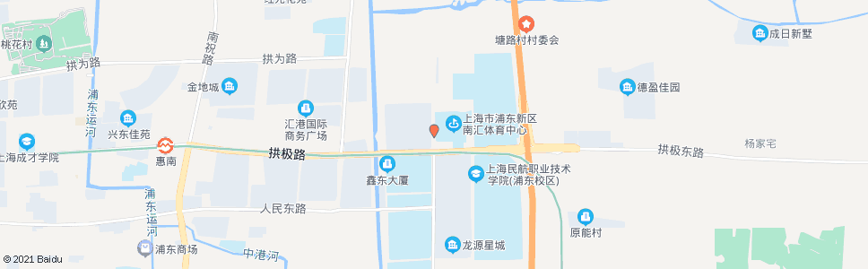 上海观海路拱极路_公交站地图_上海公交_妙搜公交查询2024