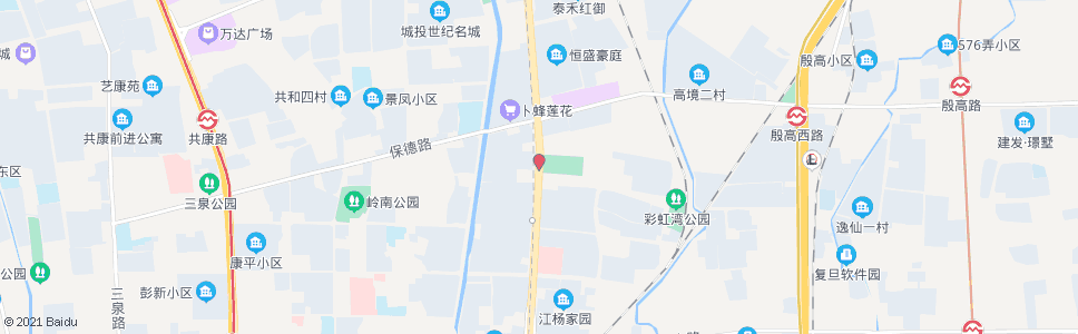 上海江杨南路安汾路_公交站地图_上海公交_妙搜公交查询2024