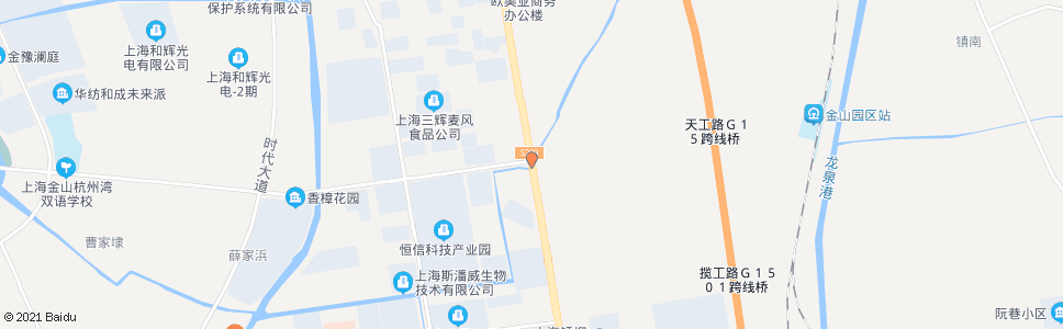 上海亭卫公路天工路_公交站地图_上海公交_妙搜公交查询2024