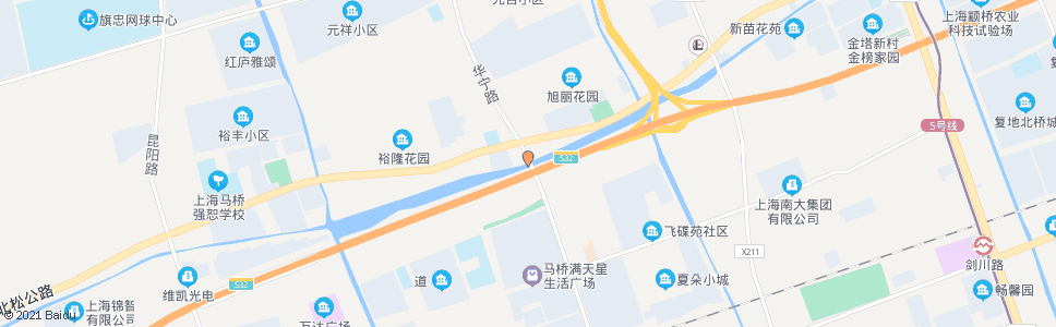 上海华宁路北松公路_公交站地图_上海公交_妙搜公交查询2024