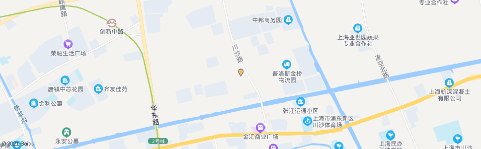 上海置业路川沙路_公交站地图_上海公交_妙搜公交查询2024