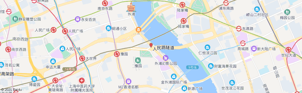 上海新开河(中山东二路新开河路)_公交站地图_上海公交_妙搜公交查询2024