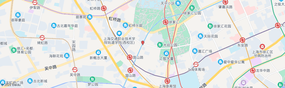 上海宜山路南丹路(招呼站)_公交站地图_上海公交_妙搜公交查询2024