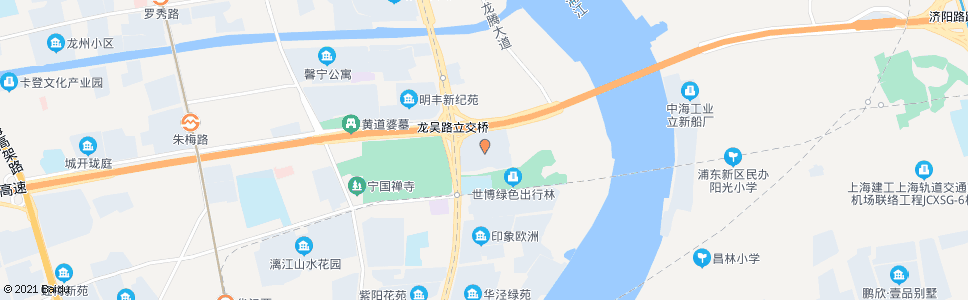 上海龙吴路华发路(东湾小区)_公交站地图_上海公交_妙搜公交查询2024