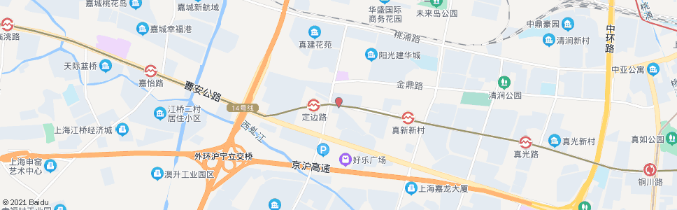 上海铜川路靖边路(招呼站)_公交站地图_上海公交_妙搜公交查询2024