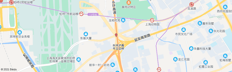 上海外环高速公路沪青平公路_公交站地图_上海公交_妙搜公交查询2024