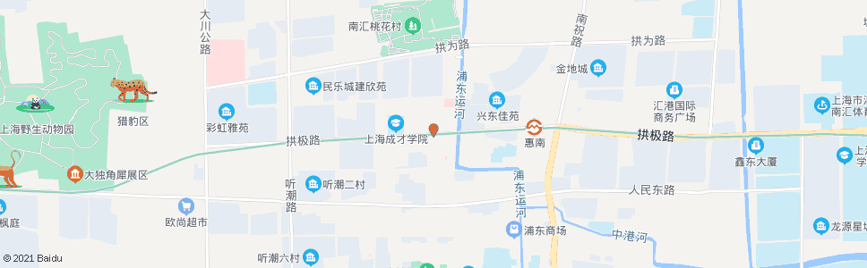 上海拱极路城北路(卫校)_公交站地图_上海公交_妙搜公交查询2025