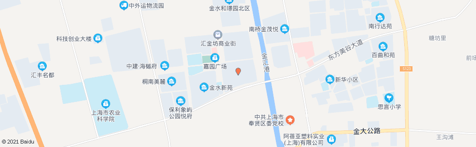 上海金水苑(金齐路嘉园路)_公交站地图_上海公交_妙搜公交查询2024