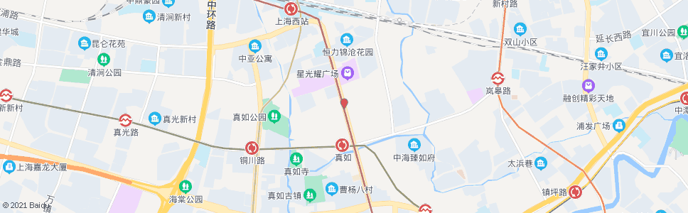 上海曹杨路铜川路_公交站地图_上海公交_妙搜公交查询2024