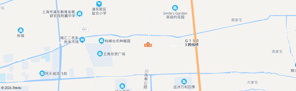 上海川南奉公路下盐路_公交站地图_上海公交_妙搜公交查询2024