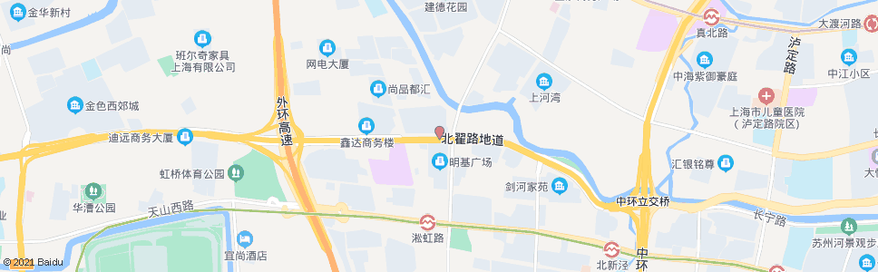 上海北翟路淞虹路(屈家桥)_公交站地图_上海公交_妙搜公交查询2024