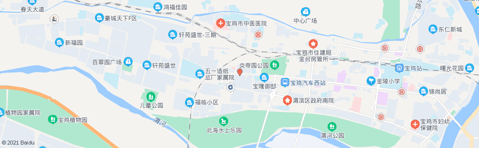 宝鸡新宝路_公交站地图_宝鸡公交_妙搜公交查询2024