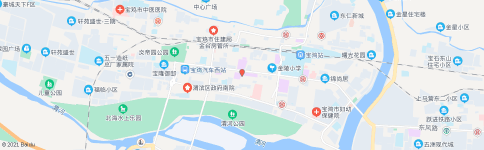 宝鸡汉中路_公交站地图_宝鸡公交_妙搜公交查询2024