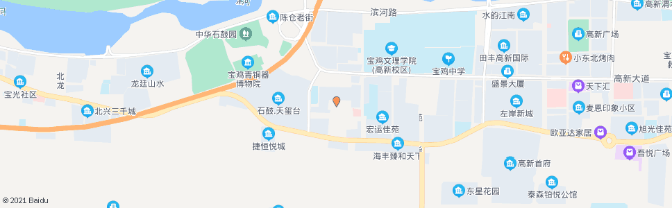 宝鸡东星村(原郭家崖)_公交站地图_宝鸡公交_妙搜公交查询2024