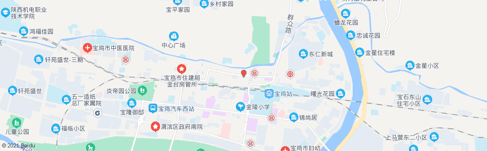 宝鸡汉中路口_公交站地图_宝鸡公交_妙搜公交查询2024