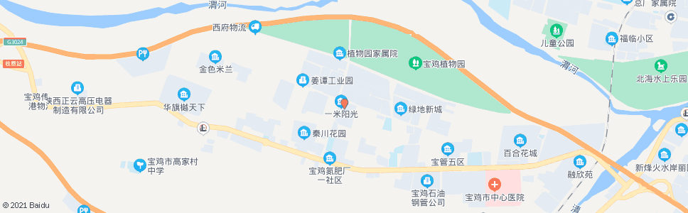 宝鸡宏杰制衣公司_公交站地图_宝鸡公交_妙搜公交查询2024