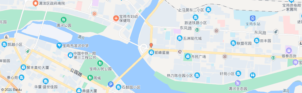 宝鸡宝烟路_公交站地图_宝鸡公交_妙搜公交查询2024