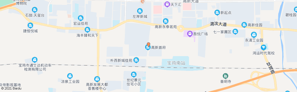 宝鸡和谐路口_公交站地图_宝鸡公交_妙搜公交查询2025