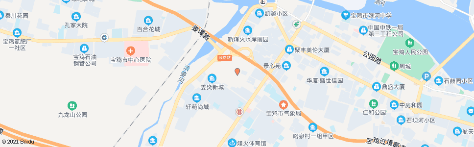 宝鸡姜城堡(渭滨区市民中心)_公交站地图_宝鸡公交_妙搜公交查询2024