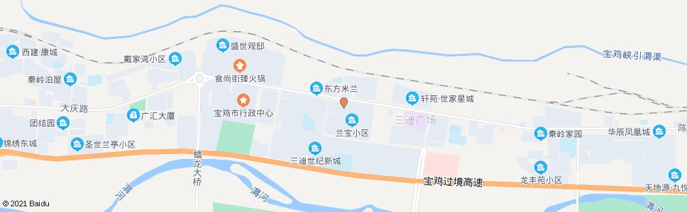 宝鸡兰宝小区_公交站地图_宝鸡公交_妙搜公交查询2024