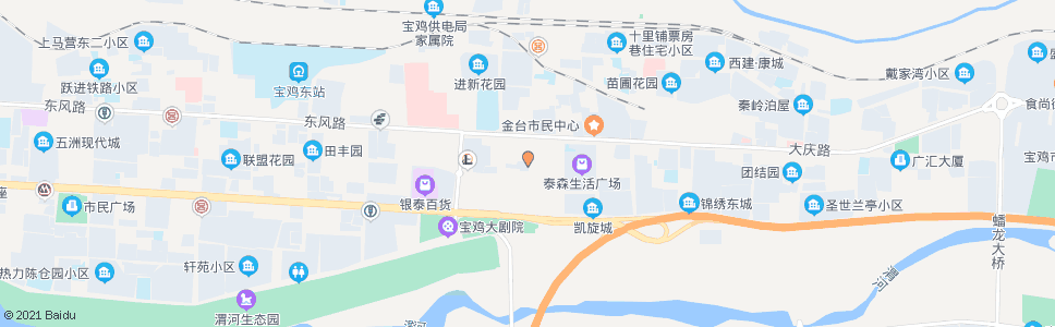 宝鸡电力宾馆_公交站地图_宝鸡公交_妙搜公交查询2024