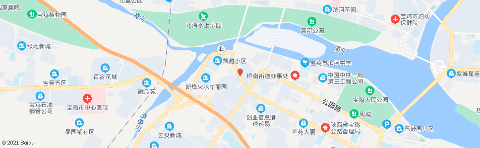 宝鸡高新开发区医院_公交站地图_宝鸡公交_妙搜公交查询2024