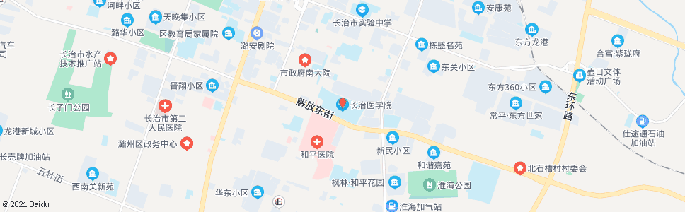 长治教育学院_公交站地图_长治公交_妙搜公交查询2024