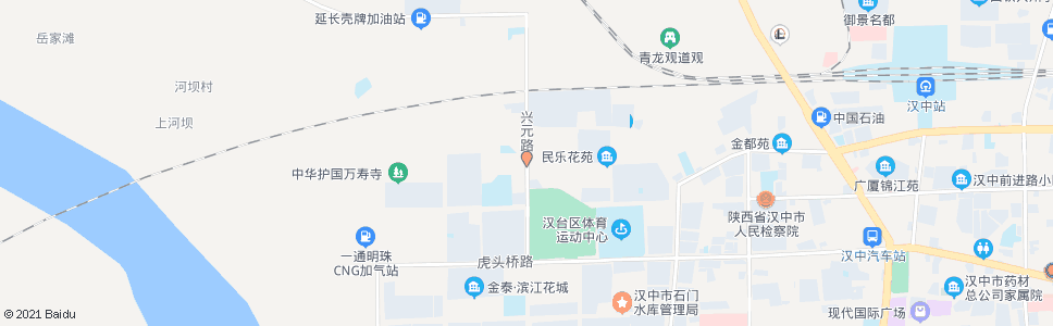 汉中三里店_公交站地图_汉中公交_妙搜公交查询2024