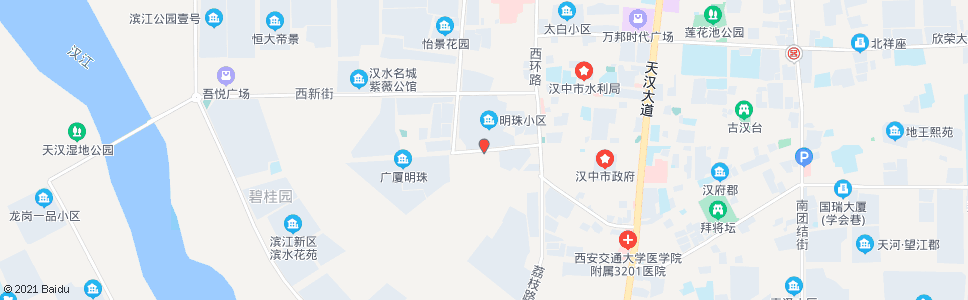 汉中民主街西段_公交站地图_汉中公交_妙搜公交查询2024