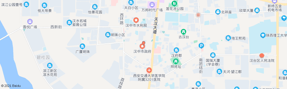 汉中农贸市场(东大街)_公交站地图_汉中公交_妙搜公交查询2024