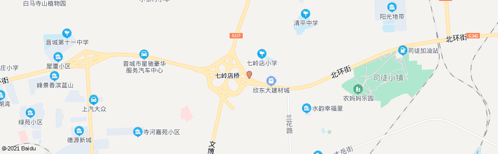 晋城七岭店_公交站地图_晋城公交_妙搜公交查询2024