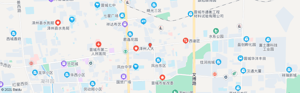 晋城泽州法院_公交站地图_晋城公交_妙搜公交查询2024