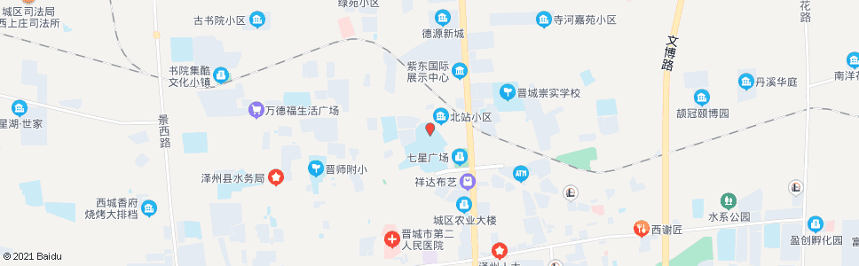 晋城晋城一中_公交站地图_晋城公交_妙搜公交查询2024