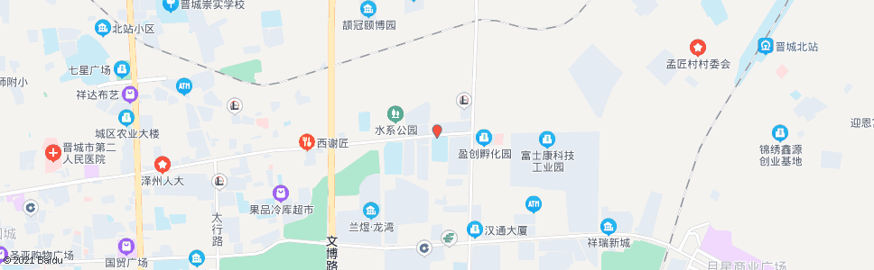 晋城凤瀛园_公交站地图_晋城公交_妙搜公交查询2024