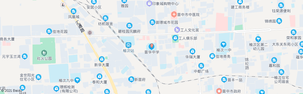 晋中晋华中学_公交站地图_晋中公交_妙搜公交查询2024