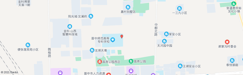 晋中晋中师院_公交站地图_晋中公交_妙搜公交查询2024