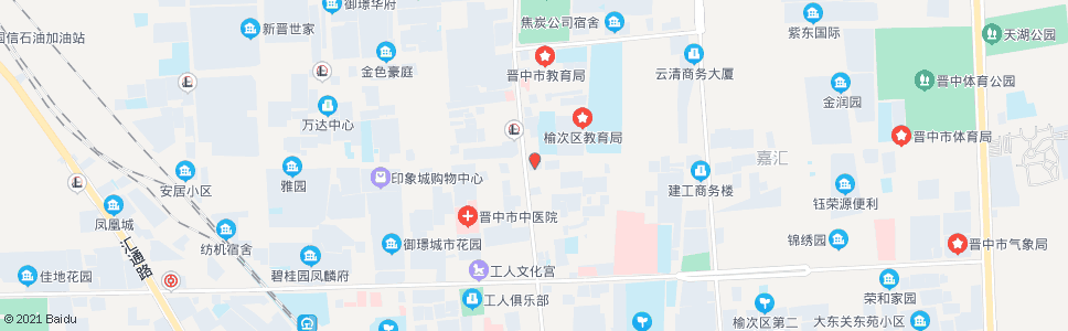 晋中铁华大厦_公交站地图_晋中公交_妙搜公交查询2024