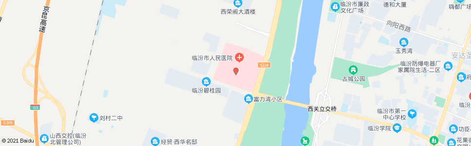 临汾218医院_公交站地图_临汾公交_妙搜公交查询2024