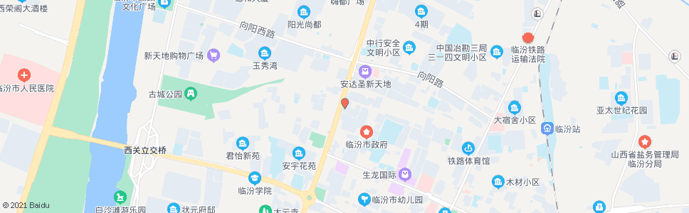 临汾清香园饭店_公交站地图_临汾公交_妙搜公交查询2024