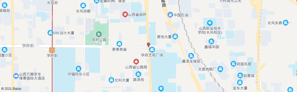 太原坞城路学府街口_公交站地图_太原公交_妙搜公交查询2024